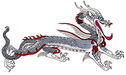 sacred Azure Dragon: 神聖な青竜　