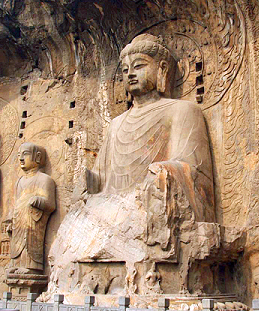 Longmen Grottoes, China, the 7th century　