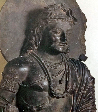 Maitreya Bodhisattva “弥勒菩薩立像”, the 2nd-3rd century, h.1.5m, stone　