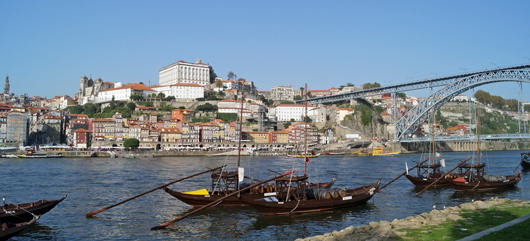 Porto(14) are famous for wine, Portugal　